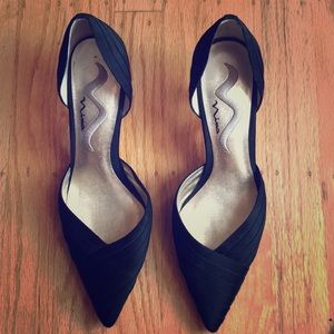 Nina Black Cloth Party Shoes